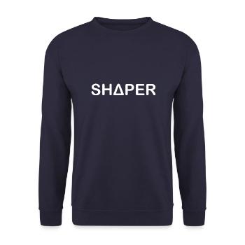 Shaper Halfpipe MTB Schanze Tools Path of Exile - Unisex Pullover - Navy - Vorne - Alina (178cm) & Michal (187cm)