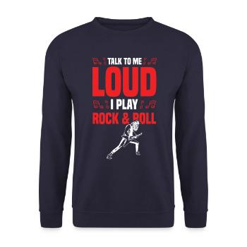 Rock n roll bruyant - Sweat-shirt Unisexe - marine - Devant - Alina (178cm) & Michal (187cm)