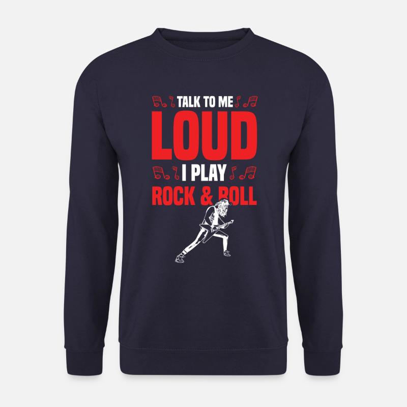 rock n roll laut - Unisex Pullover - Navy