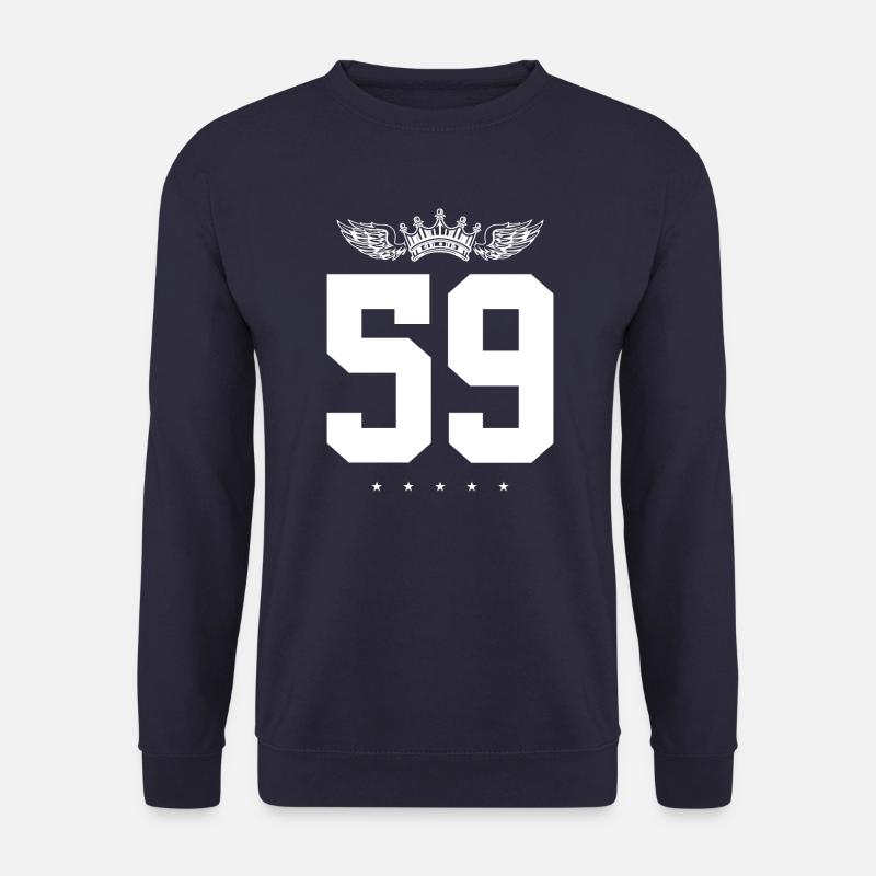 59 Number crown - Unisex Sweatshirt - navy