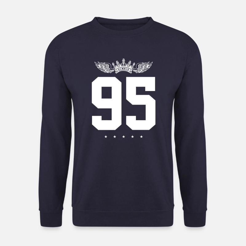 95 Number crown - Unisex Sweatshirt - navy