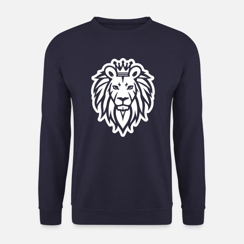 Lion Crown Logo - Unisex Sweatshirt - navy