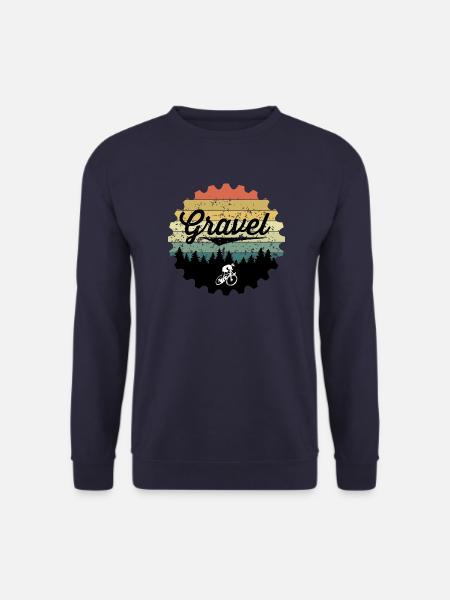 Gravel Bike Gravelbike MTB Bicycle Bike Biker Gravel - Unisex Sweatshirt - navy