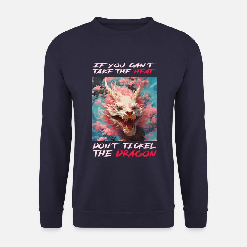 Motivation Drache - Unisex Pullover - Navy