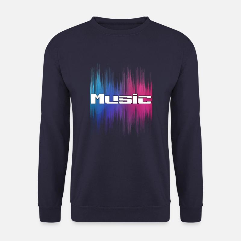 Music - Unisex Pullover - Navy