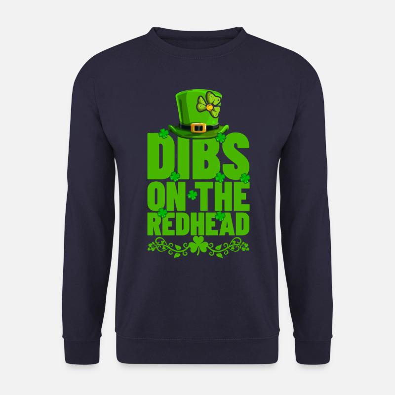 Dibs on the redhead - Unisex Sweatshirt - navy