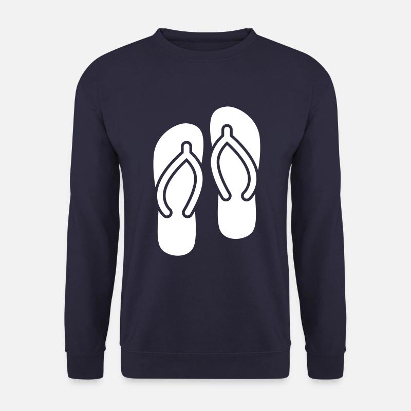 Flip-flops icon - Unisex Sweatshirt - navy