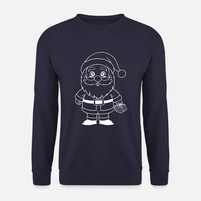 Christmas Man Winter Comic - Unisex Sweatshirt - navy