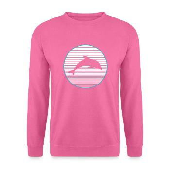 Delphin - Unisex Pullover - Pink - Vorne