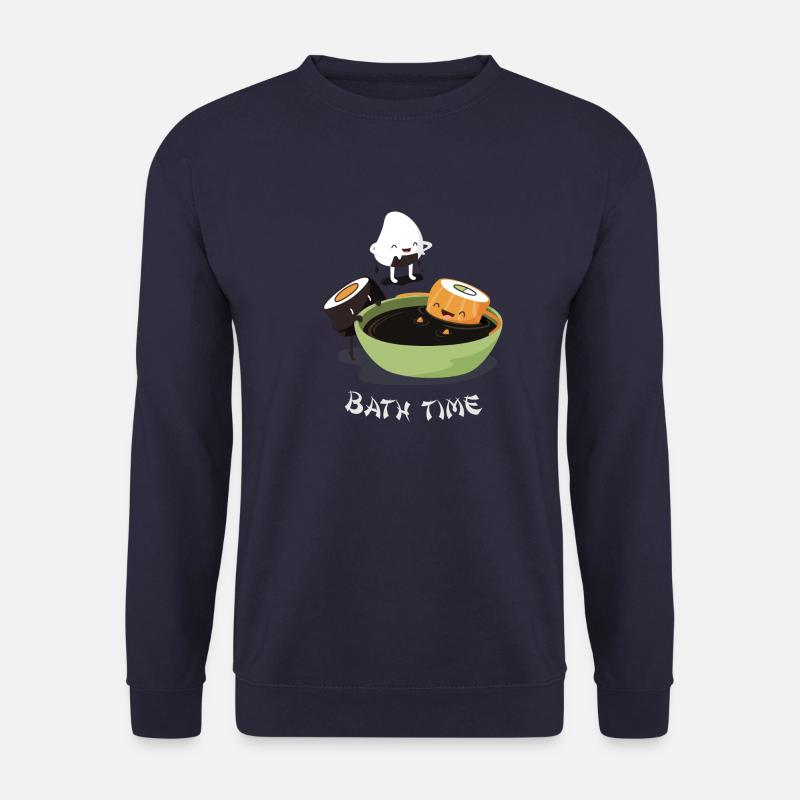 Sushi Bath Time - Unisex Pullover - Navy