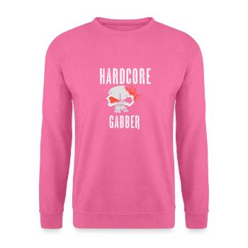 Hard-Core Gabber T-Shirt Hakuh merchandise - Unisex Pullover - Pink - Vorne