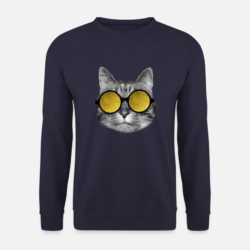 Lunettes de soleil pour chat - Sweat-shirt Unisexe - marine
