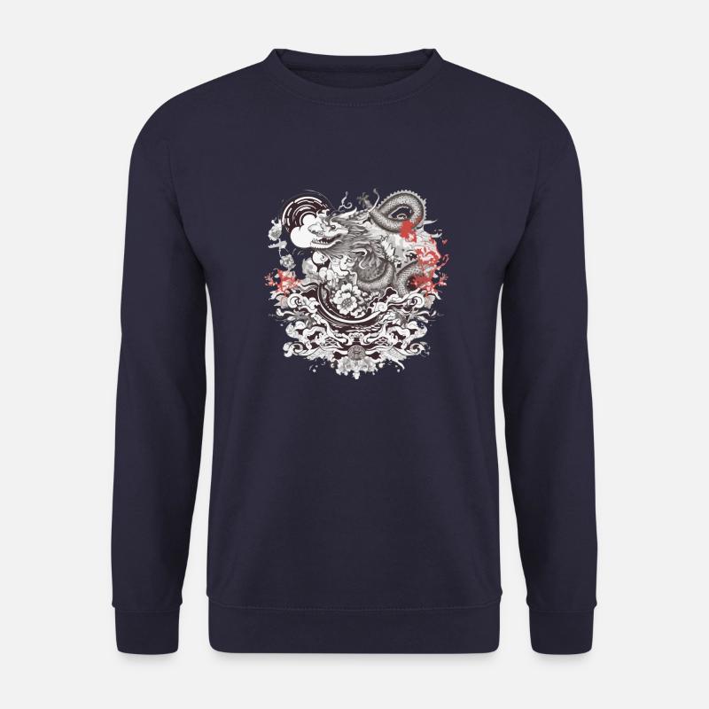 Chinesische Folklore - Unisex Pullover - Navy