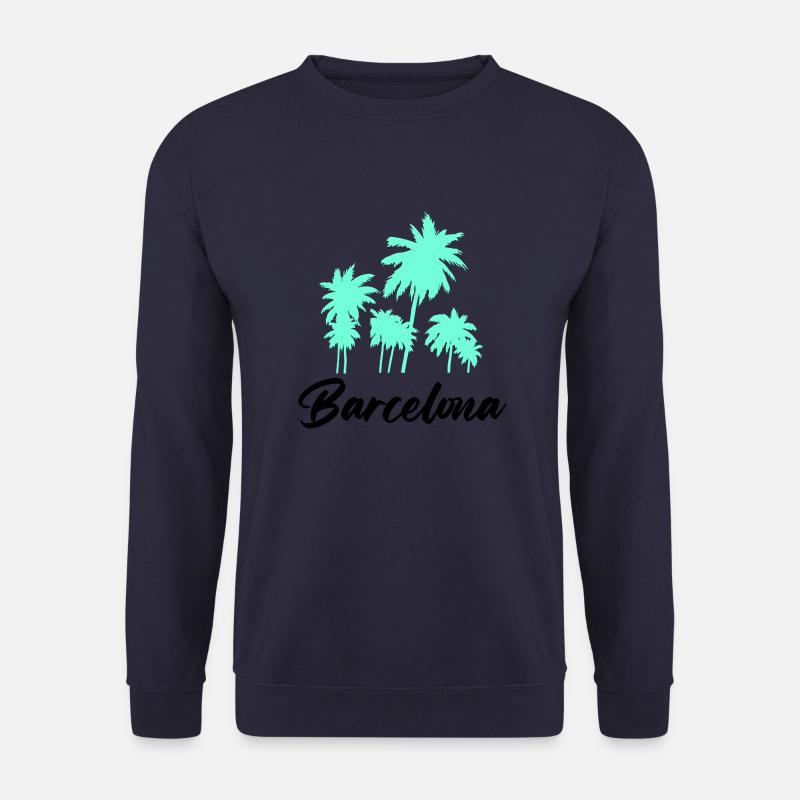 Barcelone - Sweat-shirt Unisexe - marine