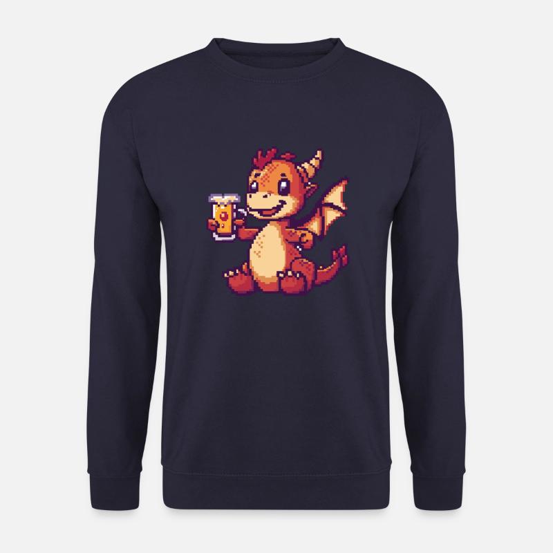 Dragon Beer Pixel - Unisex Sweatshirt - navy