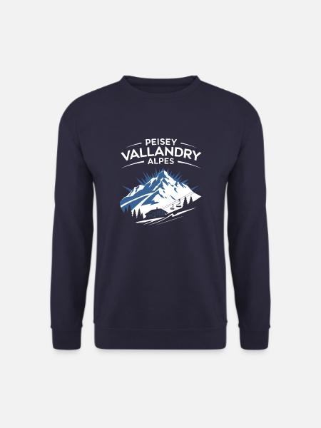 Peisey-Vallandry - Alpes - Sweat-shirt Unisexe - marine
