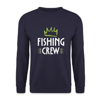 Fishing Crew - Unisex Pullover - Navy - Vorne - Alina (178cm) & Michal (187cm)