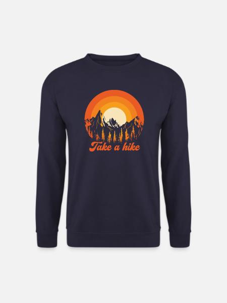 Auf zu neuen Höhen: Take a Hike - Unisex Pullover - Navy