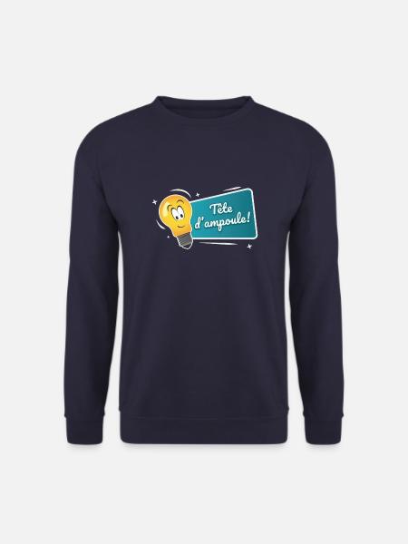 Tête d'ampoule - Sweat-shirt Unisexe - marine