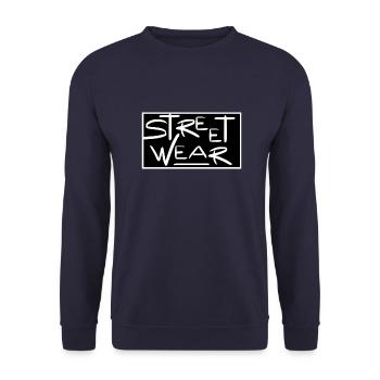 STREET WEAR 3 - Sweat-shirt Unisexe - marine - Devant - Alina (178cm) & Michal (187cm)