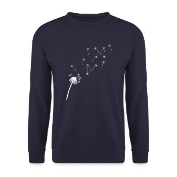 Pusteblume - Unisex Pullover - Navy - Vorne - Alina (178cm) & Michal (187cm)