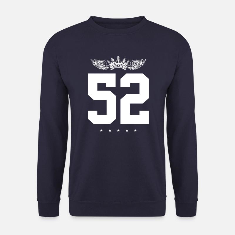 52 Number crown - Unisex Sweatshirt - navy