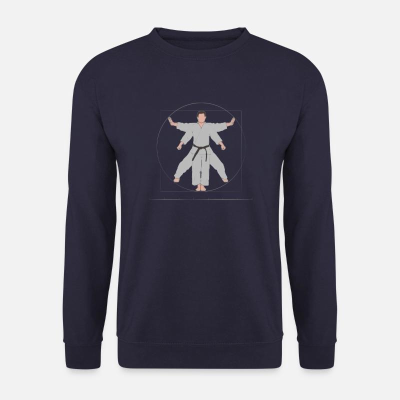 Karate Da Vinci - Unisex Pullover - Navy