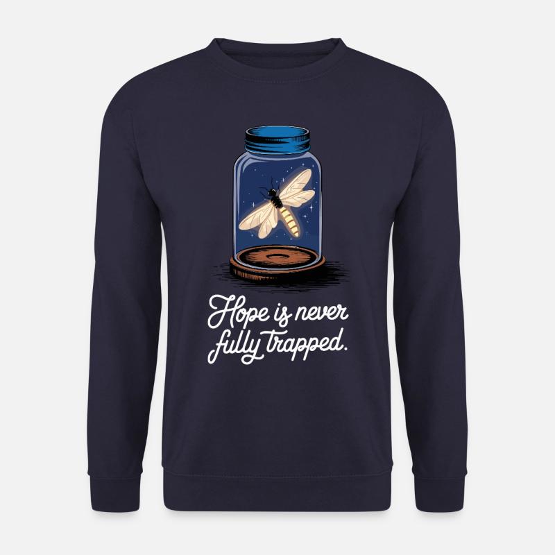 Hope Shines: Firefly Design - Unisex Sweatshirt - navy