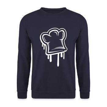 Cuisson de la bonnet - Sweat-shirt Unisexe - marine - Devant - Alina (178cm) & Michal (187cm)