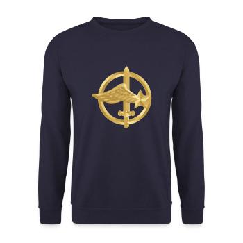 coylogo png - Sweat-shirt Unisexe - marine - Devant - Alina (178cm) & Michal (187cm)