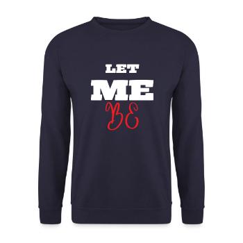 Let me be - Sweat-shirt Unisexe - marine - Devant - Alina (178cm) & Michal (187cm)