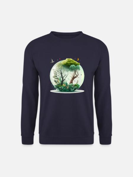 The miniature forest - Unisex Sweatshirt - navy