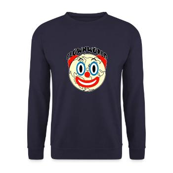CLOWNWORLD - Sweat-shirt Unisexe - marine - Devant - Alina (178cm) & Michal (187cm)