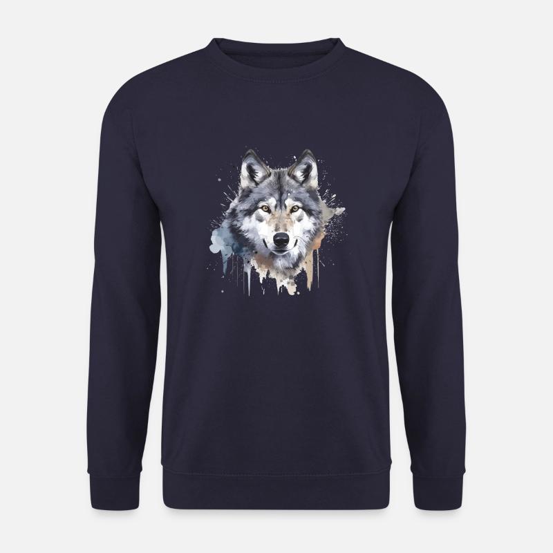 Wolf 2 - Unisex Sweatshirt - navy