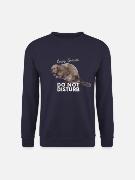Busy Beaver - Unisex Pullover - Navy