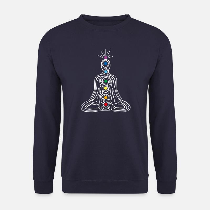 Chakra, chakras, meditation, meditation - Unisex Sweatshirt - navy