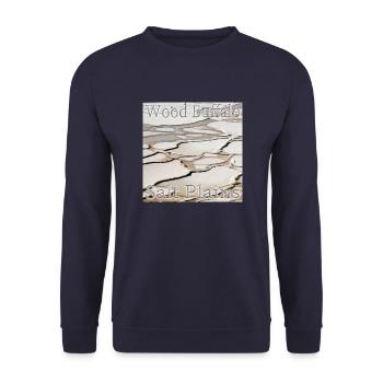Marais salés dans le parc national Wood Buffalo - Sweat-shirt Unisexe - marine - Devant - Alina (178cm) & Michal (187cm)