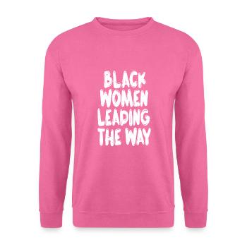 Les femmes noires ouvrent la voie Mois de l’histoire des Noirs - Sweat-shirt Unisexe - rose - Devant