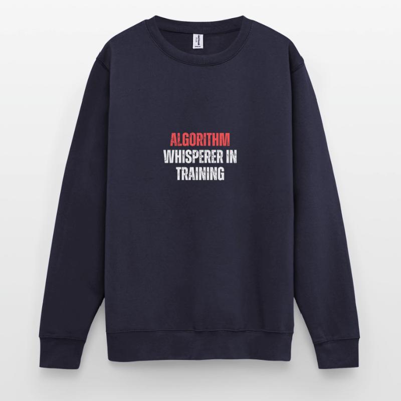 Chuchoteur d’algorithme en formation Drôle de technologie de codage Sweat-shirt Unisexe
