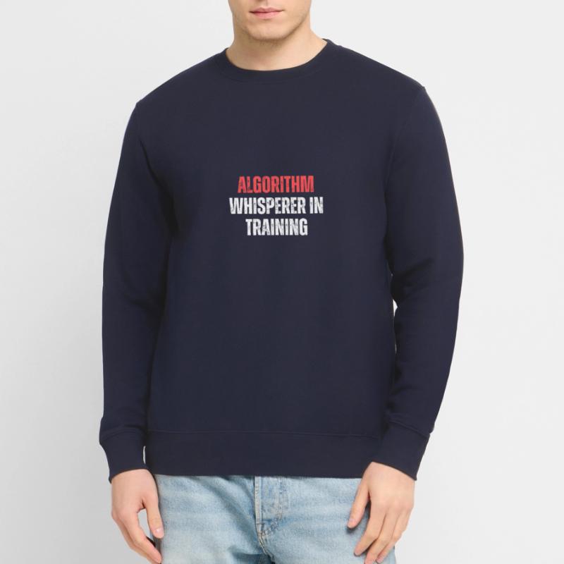 Chuchoteur d’algorithme en formation Drôle de technologie de codage Sweat-shirt Unisexe