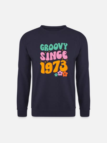 Groovy Hippie since 1973 - Unisex Sweatshirt - navy