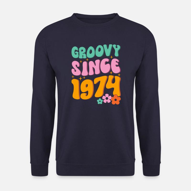 Groovy Hippie since 1974 - Unisex Sweatshirt - navy