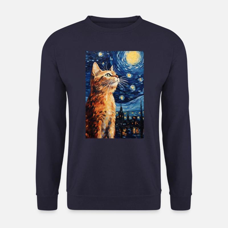 Chat - Sweat-shirt Unisexe - marine