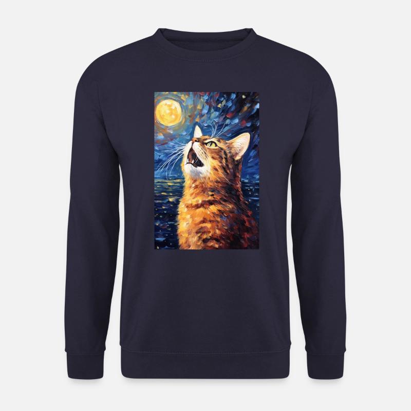 Katze - Unisex Pullover - Navy