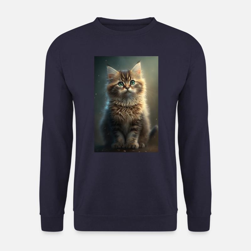 Chat - Sweat-shirt Unisexe - marine