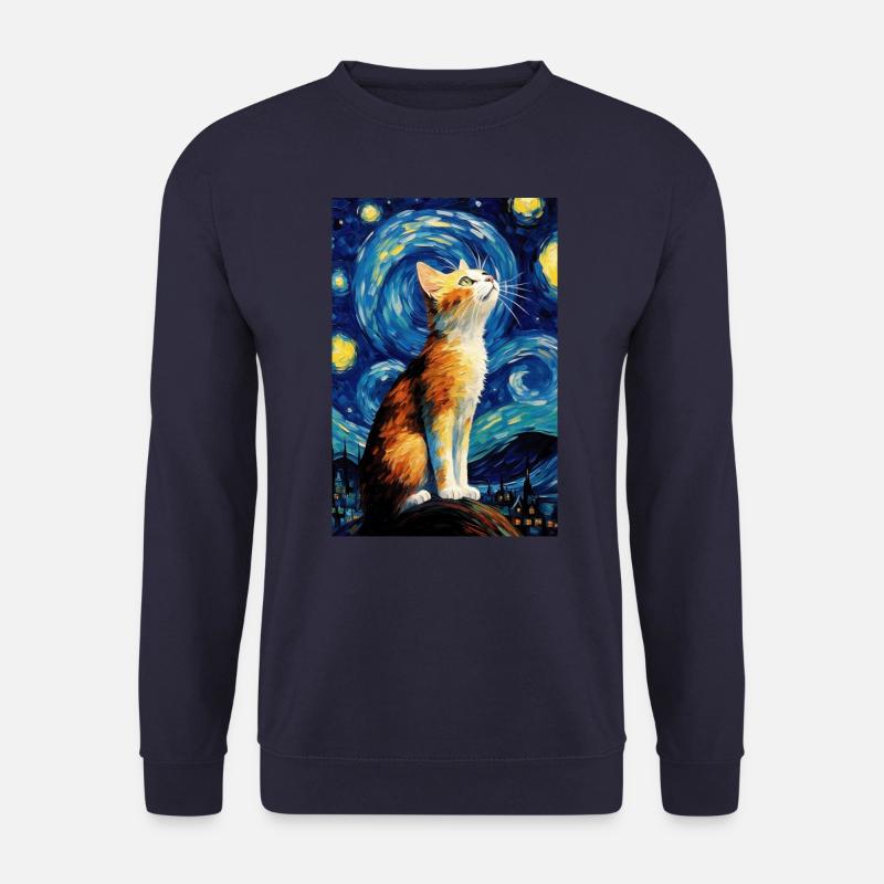 Chat - Sweat-shirt Unisexe - marine