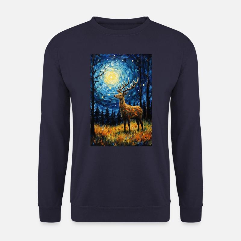 Hirsch - Unisex Pullover - Navy