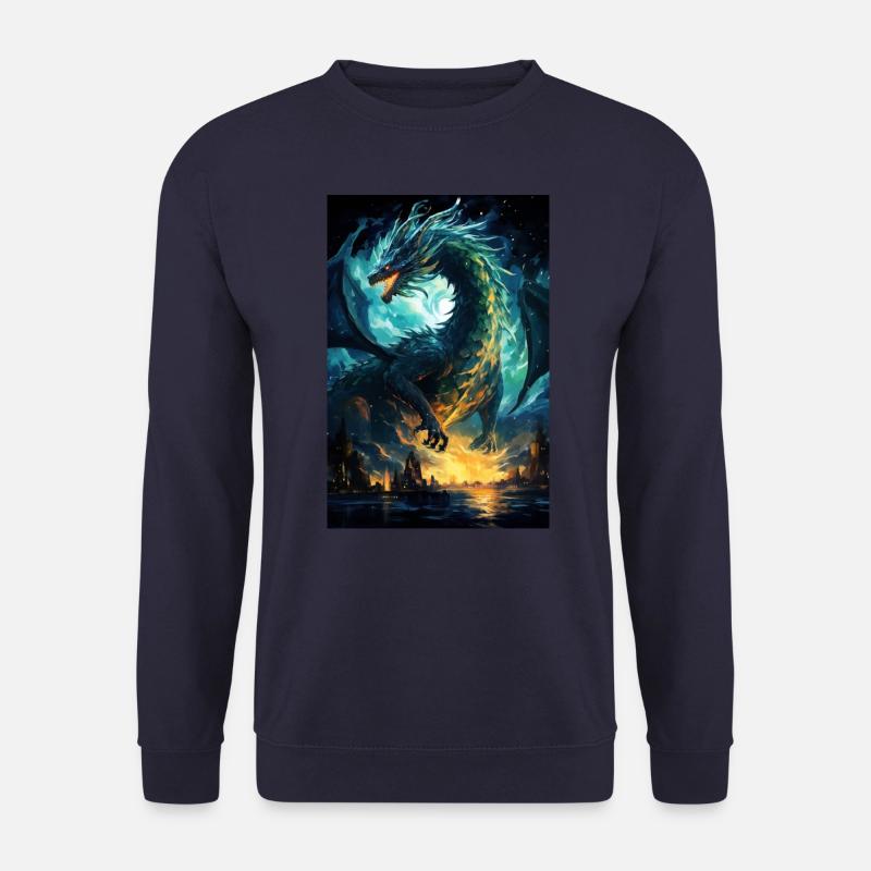 Drache - Unisex Pullover - Navy