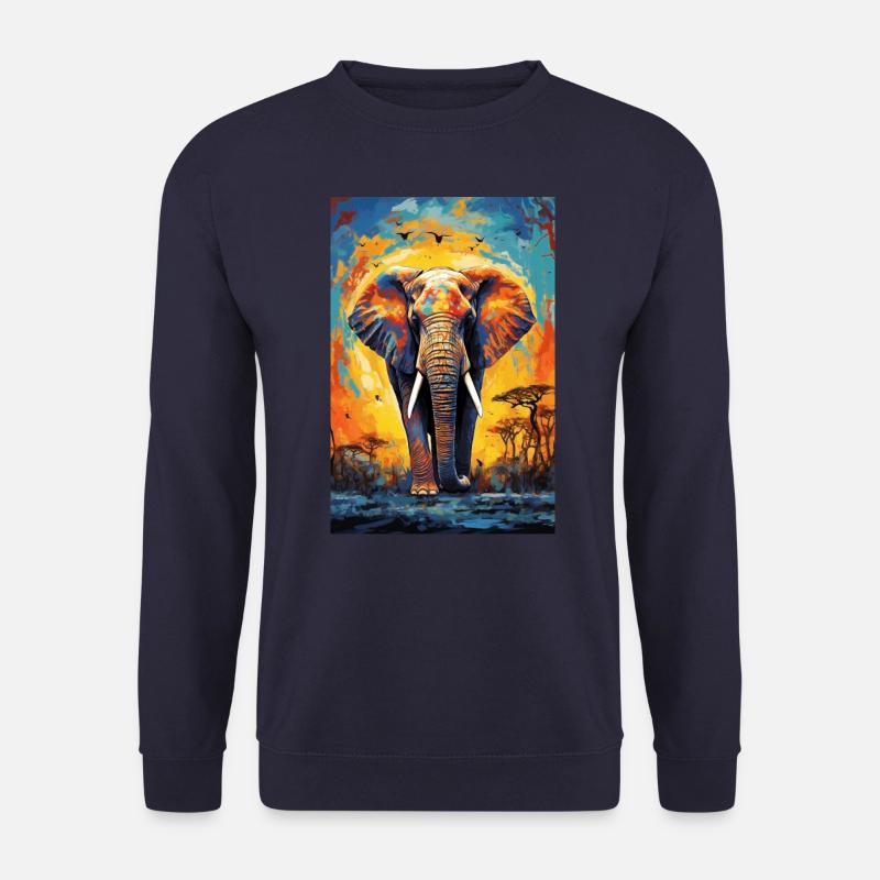 Elefant - Unisex Pullover - Navy