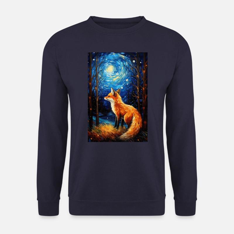 Fox - Unisex Sweatshirt - navy